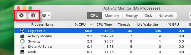 what is the equivalent of task manager for mac